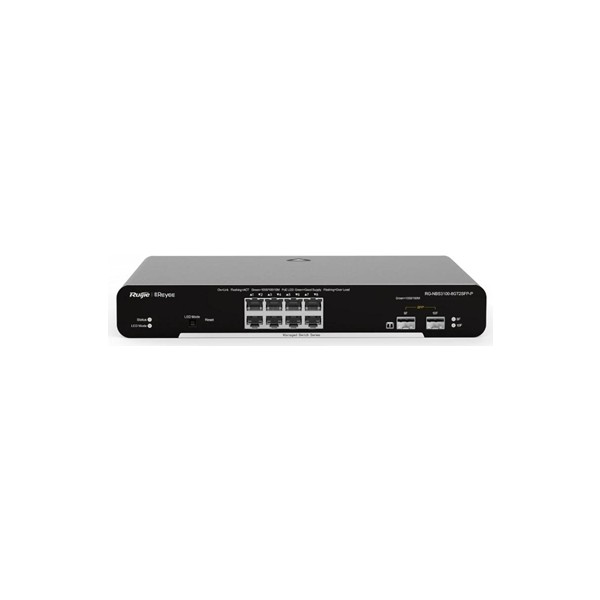 Reyee switch l2 8xgb poe+ 2xsfp slots rack